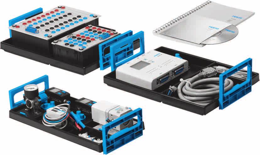 Pneumatic training packages > Equipment sets > Measurement and control Equipment set TP 0 Advanced level Measurement and control in pneumatics with FluidLab -P Fit for tomorrow?