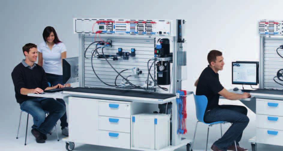 Hydraulics training packages > System description Hydraulics training packages Tailored training in industrial and mobile hydraulics Modular for flexible expansion Festo Didactic s training packages
