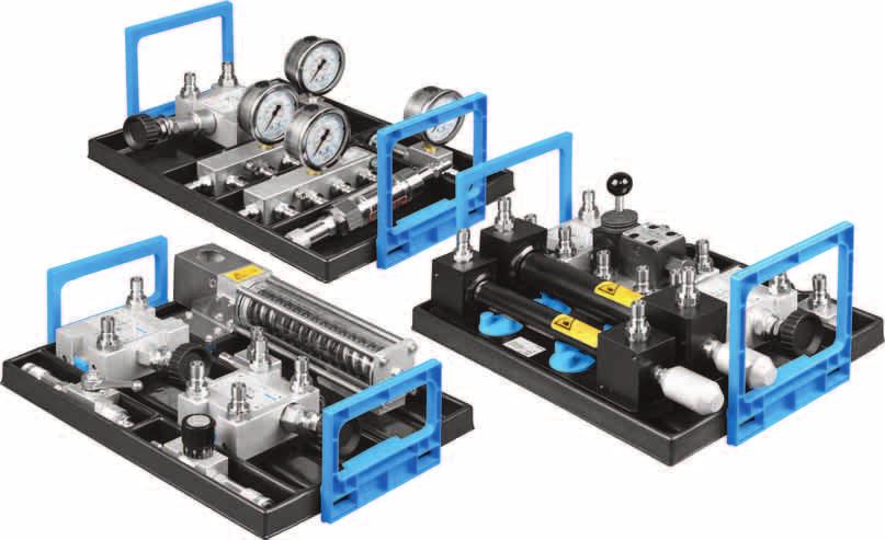 Hydraulics training packages > Equipment sets > Hydraulics Hydraulics Basic level TP 50 America Equipment set The Lab-Volt Hydraulics Fundamentals Successor The Lab-Volt Fluid Power System has been