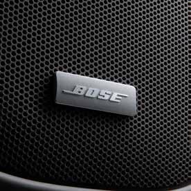 BOSE PREMIUM AUDIO SYSTEM The optional Bose eight-speaker system with subwoofer is engineered to give you the realism and presence of a live performance.