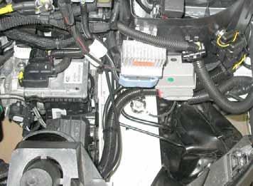 with fuel line along the original vehicle fuel lines on the underbody Wiring harness