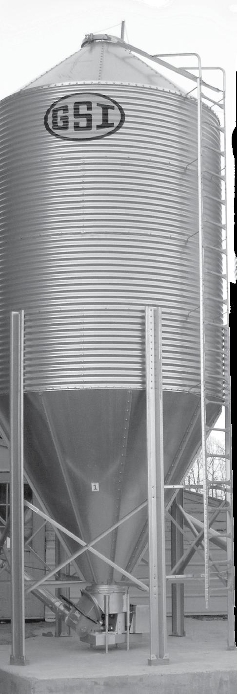 General Information BULK FEED TANKS These tanks are a very popular way of storing feed due to their ease of installation, low expansion cost and convenient hopper unloading.