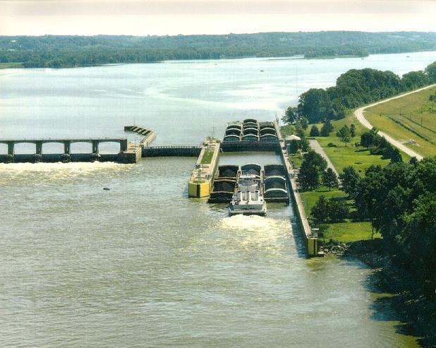 Lock & Dam 16 (Illinois City, Illinois) Mississippi River U.S.