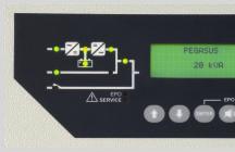 conversion Batteries inside the UPS cabinet PFC rectifier