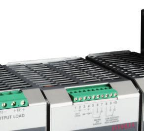 Power Supplies DCH-Serie UPS DIN rail DCH-Series DIN rail power supply with UPS function 12, 24, 48VDC 40-500W Reliability and availability in a small space.