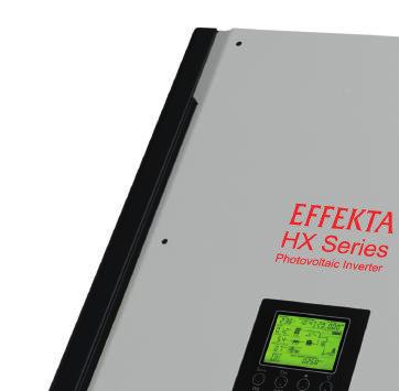 EFFEKTA Stromversorgungen inverter Solar inverter HX-Series Multifunctional Photovoltaic inverter for off-grid stand-alone operation as well as grid-connected operation 1 phase 4000W 3 phase 10000W