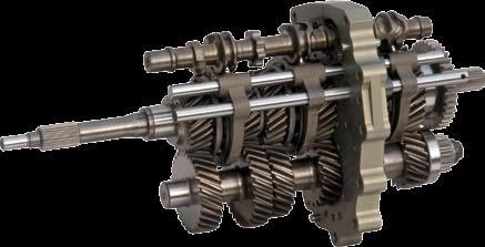 6 speed sequential This racing sequential gearbox has been developed to meet the needs of extreme race Skyline GT-Rs.