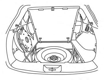Place the sub-woofer in the lower left corner of the cargo area, leaning against the driver side wall. 4. Remove the spare tire. 5.
