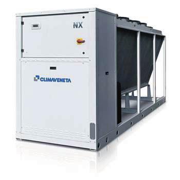 Climaveneta Technical Bulletin NX 0152P - 0812P 39,2-227 kw Chiller, air source for outdoor installation (The photo of the unit is indicative and may vary depending