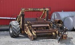 1 bar tires, SN RS1HL 20 Bush Hog 2620 rotary mower, hyd fold, stump jumper, front chains, solid tires 6