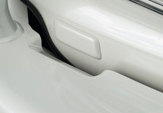 Parking sensors are located approximately 140mm higher than the OE condition.