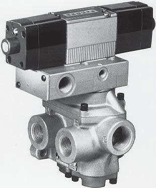 Timed Sequence daptor: / Valve with Single Solenoid Pilot ontrol / Valve with Double Solenoid Pilot ontrol llows the actuation and/or de-actuation of a valve to be delayed up to 0 seconds for /