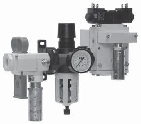ll necessary features for safety applications are included: a) Electrical reset valve, b) Status indicator switch for valve condition (ready-to-run) feedback.