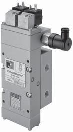 The main difference between ROSS double valves and standard pneumatic valves is that any circumstance which might cause one of the double valve elements to operate improperly will result in no output