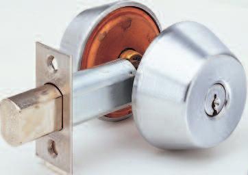 5, Auxiliary Locks, Grade 1 Underwriters Laboratories (UL and CUL) listed for use on 20 minute fire doors when used in conjunction with a rated primary latching device General Specifications: Housing