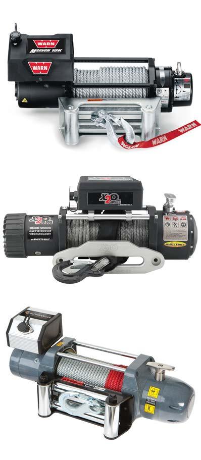 WINCH MODEL FITMENT: JK Deluxe Bars fit the following winches: Warn M8000, XD9000, 9.5XP and 9.