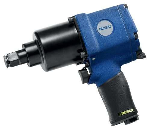 POWER TOOS 3/4" IMPACT WRENCH - 1017 NM Double hammer impact mechanism. Torque: 1,017 Nm at untightening. Rubber coated grip. Soft control trigger. Power setting: 5. Connection threading: 1/4".