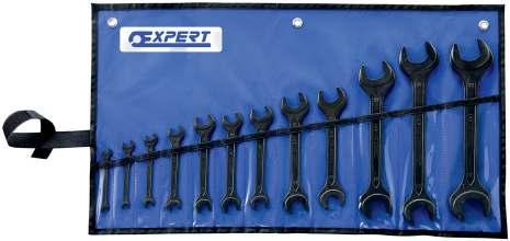 WRENCHES SET OF DIN OPEN END WRENCHES - MM E114040 Content set Contents Quantity 5,5x7-8x9-10x11-12x13-13x17-14x15-16x18-17x19-19x22-24x27-24x30-30x32 mm Tool roll 12 1750 1 3258951140406 OFFSET RING
