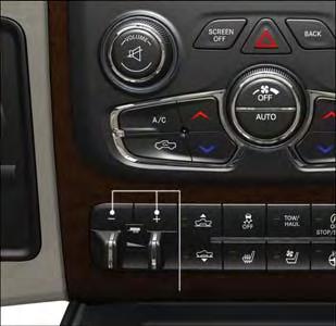 UTILITY Setting with the Uconnect Touchscreen Radio To make the proper selection in the Uconnect touchscreen radio, press the More hard-key (Uconnect 5.0) or the Apps soft-key (Uconnect 8.