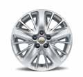 3 WHEELS 8" Steel with Fascia-Spoke Wheel Cover (Standard on LS) 8" Painted-Aluminum (Standard on LT) 9" Painted-Aluminum (Available on