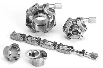 . EVAC CLAMPS& FITTINGS EVAC Chain-Clamps and Fittings EVACoffersalargevarietyofspecialflanges.Hereashort overview.