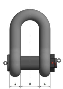 Shackles Anchor Shackle Offshore accessory to be used for LTM Temporary and Mobile
