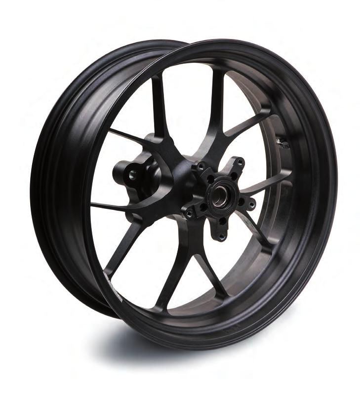 RSV4 rr/rf BLACK FORGED ALUMINUM WHEELS cod. 895409 FRONT $1,325 cod. 895410 REAR $1,325 Made from forged Aluminum alloy.