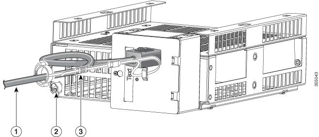 Figure 48: Locking the Retainer (5RU 19" Rack Mount Chassis) Figure 49:
