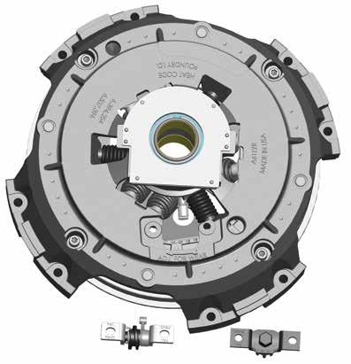SERVICEABILITY. The Euclid self-adjusting clutch is just that self-adjusting. It has been developed and designed for efficiency and ease of maintenance.