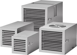 SIVACON 8MR System Air-Conditioning Air-conditioning/cooling units Overview 8MR6 cooling units: top left for door or side panel mounting, bottom right for roof mounting Where ambient temperatures are
