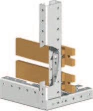 Busbar Systems Main busbars PE bar Busbar cross-section Frame connection 1 pack = 6 units Note The PE bar connection