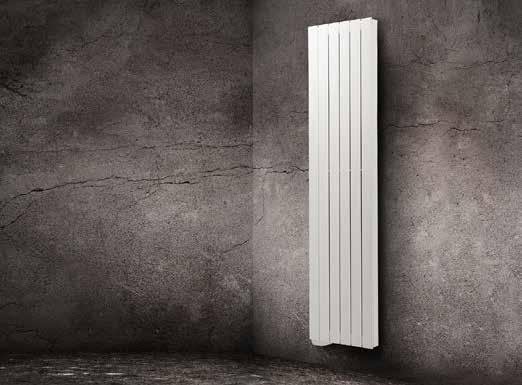 Tamari V - Decorative Radiator Tamari in a vertical version is a real space saver with widths as small as 455 mm.