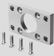 Compact Cylinders ADN/AEN/ADNGF Inch Series, Based on ISO 21287 Accessories Flange mounting FNC Material: Galvanised steel Free of copper, PTFE and silicone ½ 1 1¼ 5 Dimensions and Ordering Data 1)