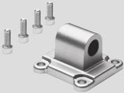 Compact Cylinders ADN/AEN/ADNGF Inch Series, Based on ISO 21287 Accessories Swivel flange SNCL Material: SNCL: Die-cast aluminum SNCL- -R3: Die-cast aluminum with protective coating Free of copper,