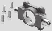 Compact Cylinders ADN/AEN/ADNGF Inch Series, Based on ISO 21287 Accessories Trunnion flange ZNCF/CRZNG Material: ZNCF: Special steel casting CRZNG: Electrolytically polished special steel casting