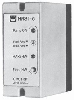 Issue Date: 3/06 GESTRA Steam Systems Level Controller NRS 1-5b Product Range B1 NRS 1-5 Purpose and Application On-off feedwater control and high-level alarm with the GESTRA multiple level-control