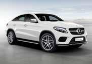 GLE 350d 4MATIC Coupé Technical Data 2,987cc, 6-cylinder, 190 kw, 620 Nm Direct-injection, turbocharged ECO start/stop function 9G-TRONIC Permanent all wheel drive 0-100km/h in 7.0s Fuel Data 7.