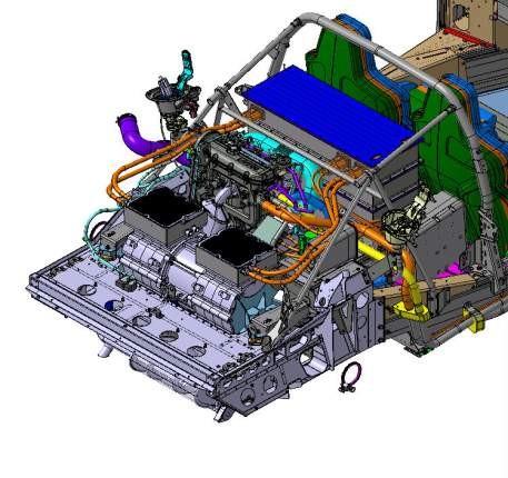 EVORA 414E HYBRID - SYSTEM LAYOUT Charge Port Traction Inverter Modules Battery Pack Range Extender Engine