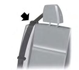 The pretensioners may also activate when a side curtain airbag is deployed. FASTENING THE SEATBELTS The front outboard and rear safety restraints in the vehicle are combination lap and shoulder belts.