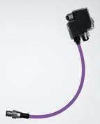 FBP FieldBusPlug/Profibus DP/V0 and DP/V1 Fieldbus Connectors Purple cable Profibus DP/V0 and DP/V1 FieldBusPlug Ready-made Profibus DP/V1 fieldbus interface with various cable lengths.