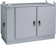 OSP Cabinets OPAL Pad-Mount DSL Cabinet OSP Cabinets Industry Standards 5-Door Cabinet UL 508A Listed; Type 3, 3R, 4, 4X, 12; File No.