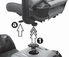 Adjusting the seat height 6.0 Setting up the Strider The following passage describes how to set up your Strider in order to ensure that you have a comfortable and safe drive. 6.1 Adjusting the seat height NOTE!