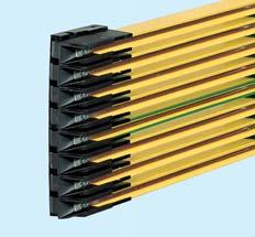 Technical data Wampfler single pole insulated conductor rail programme 815 Conductor rail Copper Type 081516 Nominal current at 100% duty cycle and 35 C [A] 100 Cross section of conductor [mm 2 ] 25