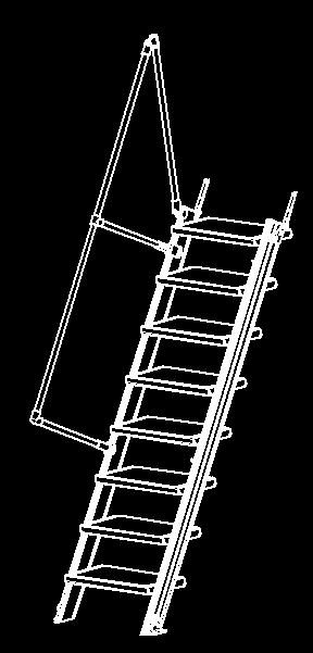 Steps for self-assembly»100 L range«assignment from Page C.03 Advantages n Steps up / down to intermediate floors, ramps, machines, stationary work platforms, basements, pits etc.