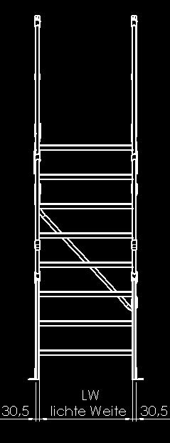 so that exit is at the front (other versions possible at the request of the customer) Dimensions n Platform length 1000 mm n Platform railing height 1100 mm Special equipment