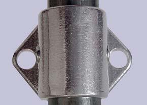 20 mm made from aluminium, electro galvanised steel tubing (unsuitable for outdoor use) or hot-dip galvanised steel tubing,