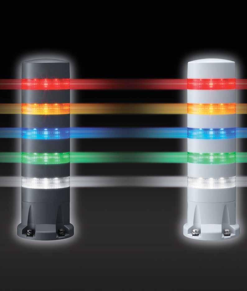 LD6A Signalight Towers Ergonomically designed for instant visual & audible recognition LD6A SignaLights combine the latest LED technology with IDEC safety technology.