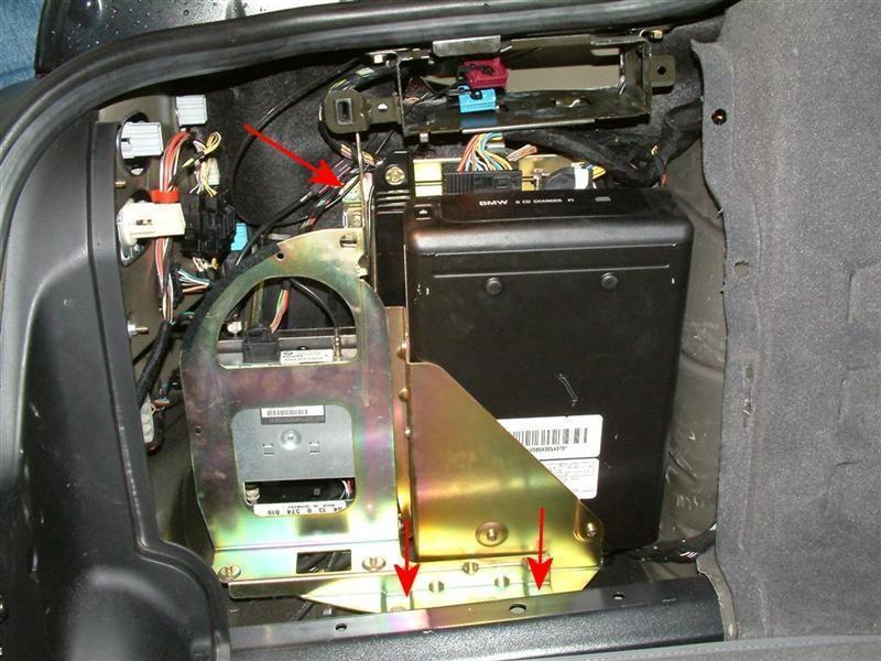 Once all of these pieces are removed, you can easily lift the trunk electronics cover out of the way.