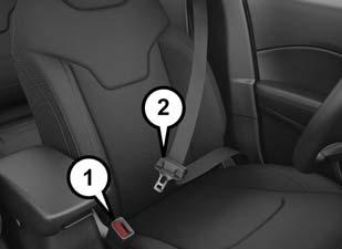 SAFETY shoulder belt. The lap and shoulder belt are meant to be used together. A frayed or torn seat belt could rip apart in a collision and leave you with no protection.