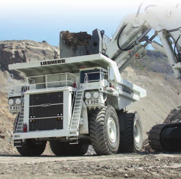 The Mining Truck T 252 Maximum Operating Weight: